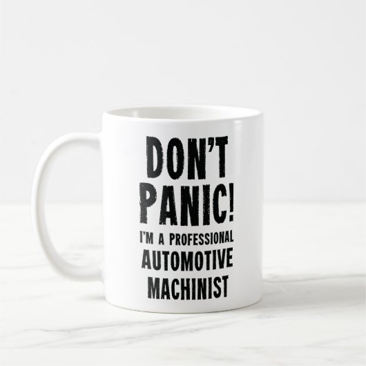 Mug Machiniste automobile (Gauche)