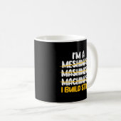 Mug Machiniste Profession Cnc Machine Outils Machineri (Devant droit)
