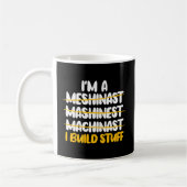 Mug Machiniste Profession Cnc Machine Outils Machineri (Gauche)