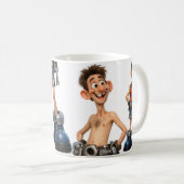 Mug Macho Man (Devant droit)