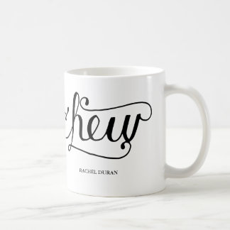 Mug mâchoire calligraphie