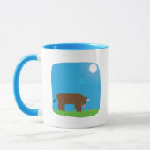 Mug Mâchons un peu cette idée, drôle de taureau (Gauche)