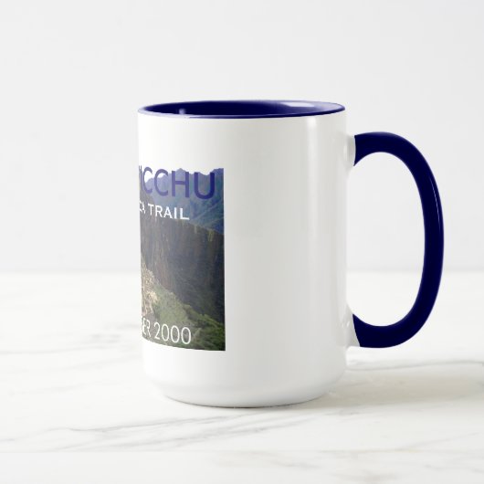 Mug Machu personnalisé Picchu, célébration de traînée (Droite)