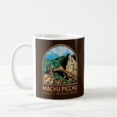 Mug Machu Picchu Pérou Emblem Vintage (Gauche)