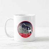 Mug Machu Picchu personnalisé des anciennes montagnes (Gauche)