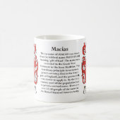 Mug Macias, l'histoire, la signification et la crête (Centre)