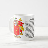 Mug Maciel, l'origine, la signification et la crête (Devant gauche)