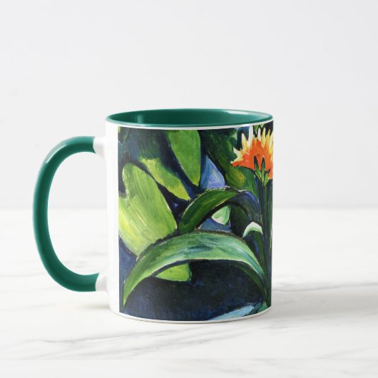 Mug Macke - Fleurs dans le jardin, (Gauche)