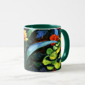 Mug Macke - Fleurs dans le jardin, (Devant droit)