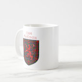 Mug MacKenzie Tartan Scottish Plaid Lion Rampant (Devant gauche)