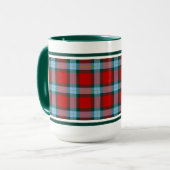 Mug MacLaine de Lochbuie Clan Tartan (Devant gauche)