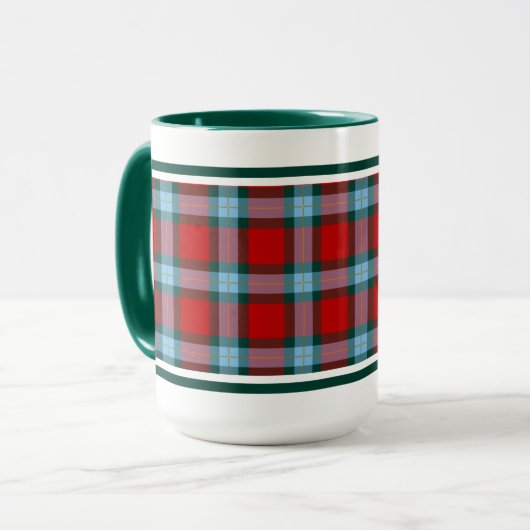 Mug MacLaine de Lochbuie Clan Tartan (Devant gauche)
