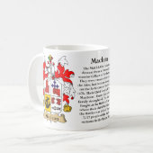 Mug Maclean, l'origine, la signification et la crête (Devant gauche)