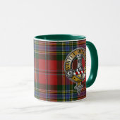 Mug MacLean Tartan & Badge (Devant droit)