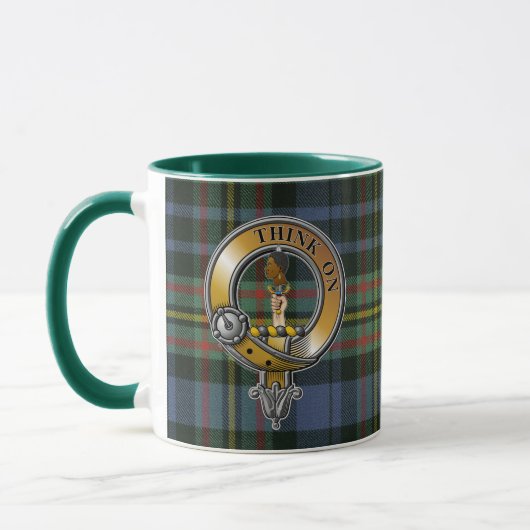 Mug MacLellan Tartan & Badge (Gauche)