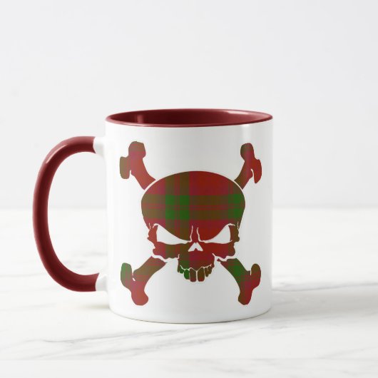 Mug MacNab Tartan Skull No Banner (Gauche)