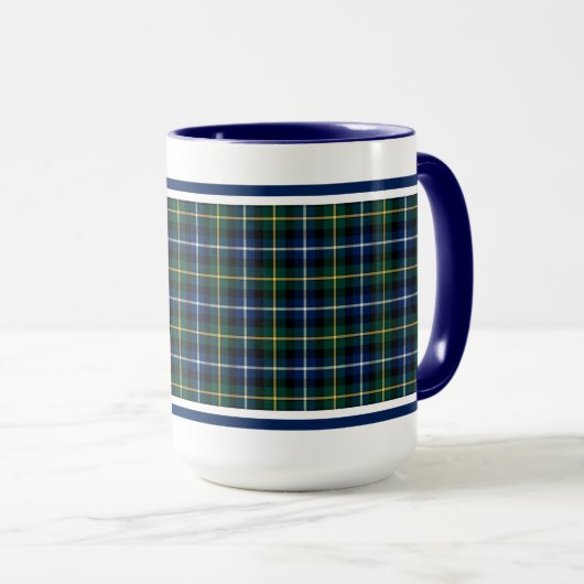 Mug MacNeil de Barra Clan Tartan (Devant droit)