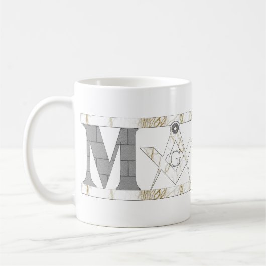 Mug Maçon dans la pierre (Gauche)