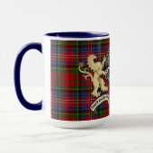 Mug MacPherson/McPherson Badge & Tartan Personnalisé (Gauche)