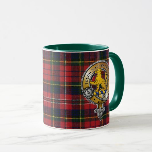Mug MacPherson Tartan & Badge (Devant droit)