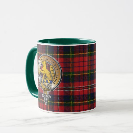 Mug MacPherson Tartan & Badge (Devant gauche)