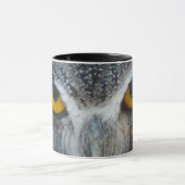 Mug Macro hibou noir et blanc (Centre)