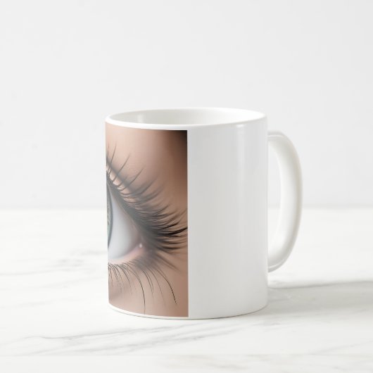 Mug Macro oeil femelle (Devant droit)