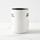 Mug Macros Caféine Puissance Cérébrale Tech Humour Des (Centre)