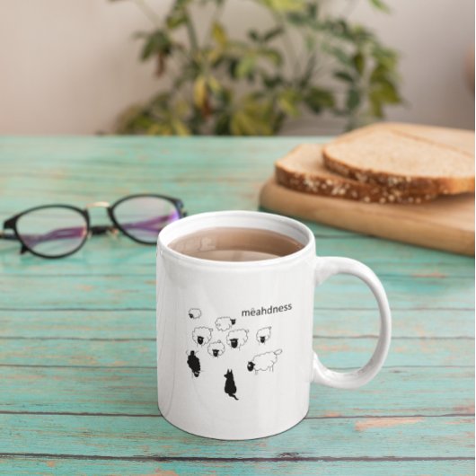 Mug Mad Sheep faisant un troupeau de moutons