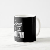 Mug Madalynn Nom personnalisé Cadeau Anniversaire (Devant droit)