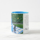 Mug Madame dans le livre d'écriture de jardin (Centre)