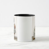 Mug Madame dans une robe de taffetas de tir équilibrée (Centre)