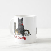 Mug Madame de chat (Devant gauche)