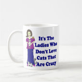Mug Madame de chat (non fou) (Gauche)