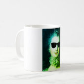 Mug 'Madame de Pompadour with sunglass crazy (Devant gauche)