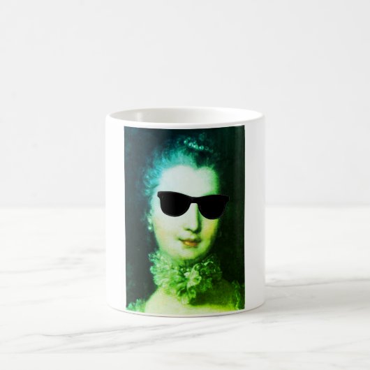 Mug 'Madame de Pompadour with sunglass crazy (Centre)
