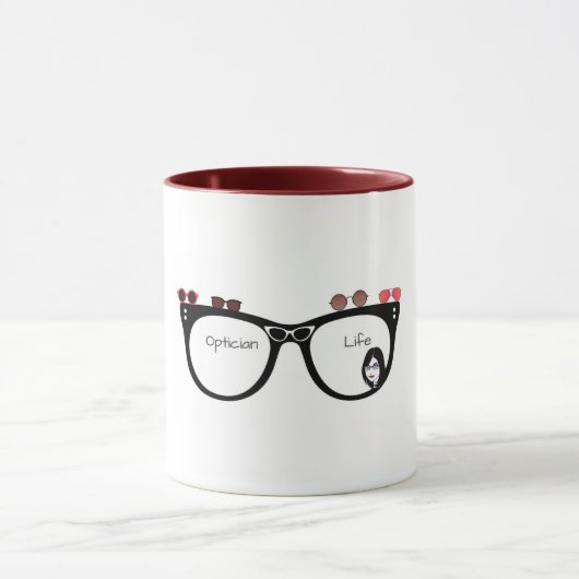 Mug Madame d'opticien (Centre)