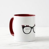 Mug Madame d'opticien (Devant gauche)