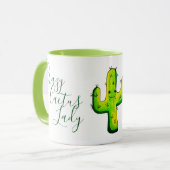 Mug Madame folle Cute Cacti de cactus (Devant gauche)