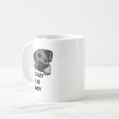 Mug Madame folle de carlin (Devant gauche)