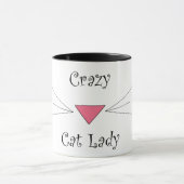Mug Madame folle de chat (Centre)
