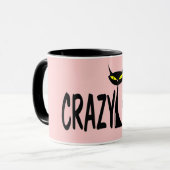 Mug Madame folle de chat (Devant gauche)