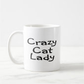 Mug Madame folle de chat (Gauche)
