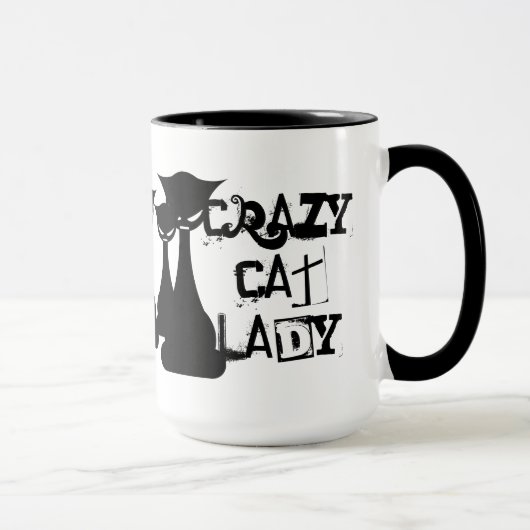 Mug Madame folle de chat (Droite)