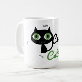 Mug Madame folle de chat (Devant gauche)