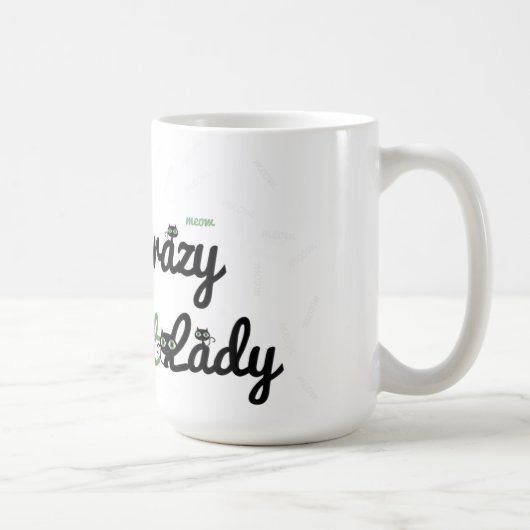 Mug Madame folle de chat (Droite)