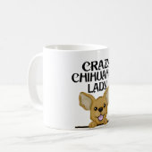 Mug Madame folle de chiwawa (Devant gauche)