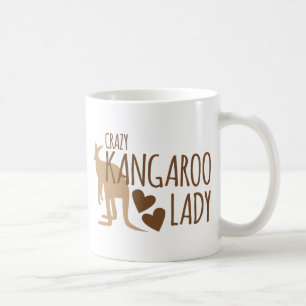 Mug Madame folle de kangourou