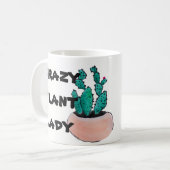 Mug Madame folle de plante (Devant gauche)