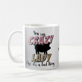 Mug Madame folle de porc (Gauche)